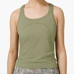 NWT lululemon Switfly Tank Top Race in Rosemary Green